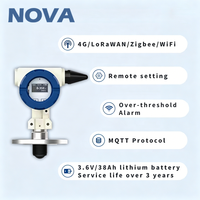 Sensor de Nivel de Líquido Inalámbrico por Radar NOVA 4G/NB-IoT con Pantalla LCD, Instrumentos de Medición de Alta Calidad con MQTT
