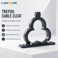 Collier de serrage treillis à trois boulons en matériau PA pour câbles de 70-95 mm – Colliers de serrage treillis électriques