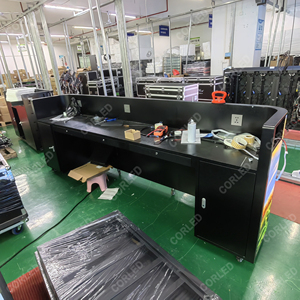 <span class=keywords><strong>Table</strong></span> de DJ portable avec écran d'affichage et éclairage LED pour bars, boîtes de nuit, mariages, hôtels, marchés et boutiques - Product Image 3