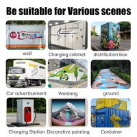 Máquina impresora de pared Vertical automática 2 en 1, tinta 3D Uv para pared y suelo, arte de pared Exterior interior, placa de Metal para exteriores