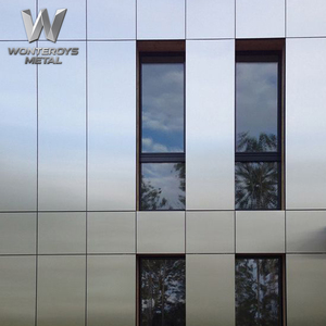 Système de façade mur-rideau en aluminium composite de 4 mm et 3 mm, panneau en aluminium laminé, style design moderne pour projets - Product Image 5