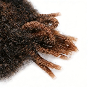 Extensions de cheveux synthétiques à tresser, trame simple, cheveux Afro Twist, tresses africaines, extensions de cheveux pré-étirées Afro Kinky Curly - Product Image 6