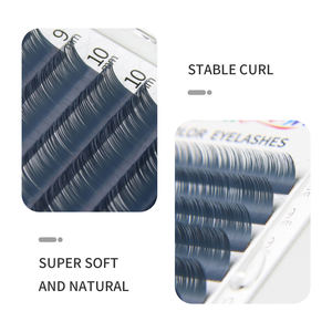 Extensions de <span class=keywords><strong>cils</strong></span> GLAMLASH colorées : bleu lac, lavande, cannelle, vert foncé, matcha, gris naturel, faux <span class=keywords><strong>cils</strong></span> colorés, <span class=keywords><strong>bordeaux</strong></span> - Product Image 2