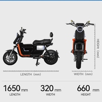 Moto électrique à prix d'usine avec amortisseurs avant et arrière, vélo électrique, cyclomoteur électrique, moto électrique pour adultes