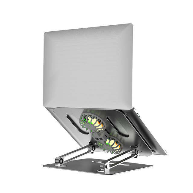High-Speed Silent Aluminium Laptop Fans Dissipate Heat Folding Stand Holder Ergonomic Cooling Pads 2024 Ergonomic Laptop Stands