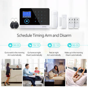Tuya-sistema de alarma de seguridad para el hogar, inalámbrico, WIFI, GSM, Compatible con Alexa y <span class=keywords><strong>Google</strong></span> PST-WG103T - Product Image 4