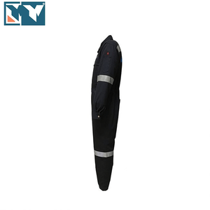 工場直接耐火服帯電防止反射黒難燃性ノーメックスユニフォーム - Product Image 3