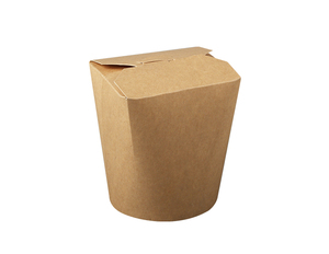 <b>Round</b> Food Pail OEM/ODM Support Low MOQ Custom Logo Printing Kraft Paper Food <b>Box</b> Eco-friendly Wholesaler - Product Image 5