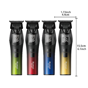 Cortadora <span class=keywords><strong>de</strong></span> <span class=keywords><strong>Pelo</strong></span> Profesional <span class=keywords><strong>Kemei</strong></span> Km-1859 con Cuchilla DLC, Corte Rápido, Bajo Ruido, Eléctrica, 8000 RPM, Alta Velocidad, Recortadora <span class=keywords><strong>de</strong></span> Barba para Hombre - Product Image 3