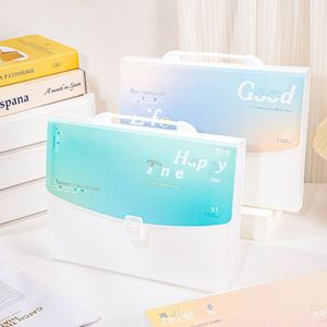 Nueva Carpeta de Archivo Simple de Gran Capacidad con Múltiples Compartimentos Tipo Acordeón, Herramienta de Organización y Clasificación de Documentos y Exámenes para Estudiantes - Product Image 2