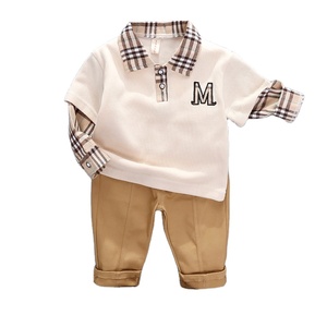 Vêtements pour enfants, ensemble de mode pour garçons, vêtements pour bébés garçons, costume en jean pour enfants, fabriqué en Chine - Product Image 1
