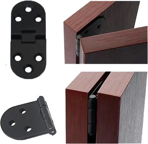 Charnière à rabat à 180 degrés en alliage de zinc, charnière dissimulée pour table pliante, armoire, porte de placard, maison, bureau, cuisine - Product Image 4