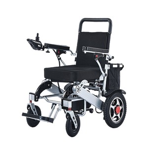 Silla de Ruedas Eléctrica Plegable de Aleación de Aluminio Ligera con Batería de Litio y Batería de Plomo Ácido para Discapacitados - Product Image 5