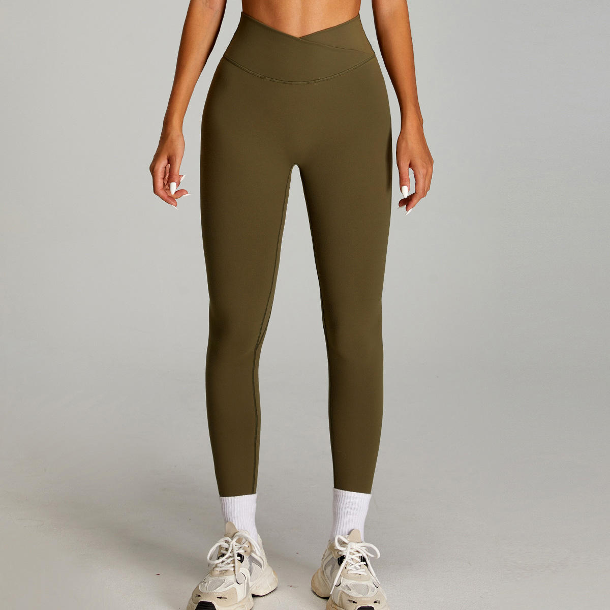 Leggings - Grayish green