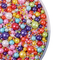 Großhandel Kuchenstreusel Gemischte Essbare Kuchendekoration Zuckerperlen Cupcake-Topper Essbare Streusel