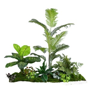 Ensemble d'aménagement paysager de <span class=keywords><strong>plantes</strong></span> <span class=keywords><strong>vertes</strong></span> simulées d'intérieur et d'extérieur Combinaison de bureaux et de centres commerciaux mettant en vedette des <span class=keywords><strong>plantes</strong></span> artificielles - Product Image 5