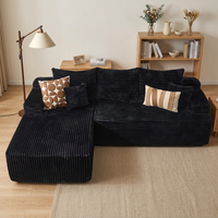 Canapé carré moderne en tissu, design ergonomique, combinaison modulaire, éponge durable, pour appartement familial, hôtel, salon