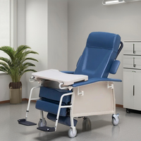Fauteuil médical électrique inclinable pour dialyse et hémodialyse en milieu hospitalier
