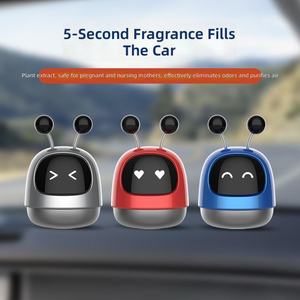 Mini diffuseur d'aromathérapie pour voiture, robot désodorisant de tableau de bord, parfum solide, accessoire intérieur - Product Image 3