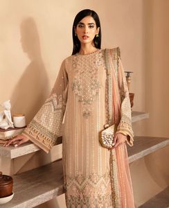 Conjunto de 3 Piezas Salwar Kameez para Mujer, Estilo Indio Pakistaní, Étnico, para Fiesta, Punjabi, Disponible al por Mayor - Product Image 4