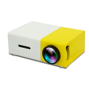 Cheapest YG300 pro Mini HD LED Portable Mobile Phone TF card 1500Lumens Pocket Home Theater Projector