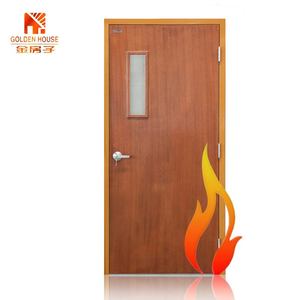 UL Wh Listado Aprobar salida de emergencia de <span class=keywords><strong>hospital</strong></span> personalizada 90 min Puerta abatible ignífuga de madera - Product Image 2