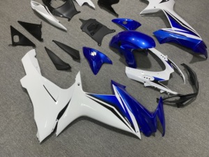 Carenado Personalizado Azul y Blanco para GSXR600/750 <span class=keywords><strong>K11</strong></span> con Orificios de Montaje y Cuerpo de Inyección - Product Image 2
