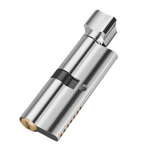 Serrure électrique à mortaise petite 70/75/80 pour portes en bois, usage domestique universel chambre à coucher, noir/doré/argent brossé - Product Image 5