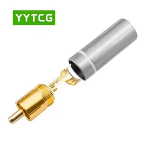Connecteur jack <span class=keywords><strong>RCA</strong></span> Cuivre pur Plaqué or Audio Câbles <span class=keywords><strong>RCA</strong></span> Adaptateur mâle <span class=keywords><strong>Prise</strong></span> <span class=keywords><strong>RCA</strong></span> Haut-parleur Terminal Acoustique Connecteurs - Product Image 5