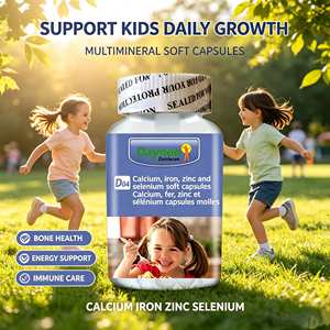 Winstown Kids Calcium Fer Zinc Sélénium Capsules Molles 4-en-1 Supplément de Minéraux Essentiels pour Soutenir la Croissance, l'Immunité et l'Appétit des Enfants - Product Image 3
