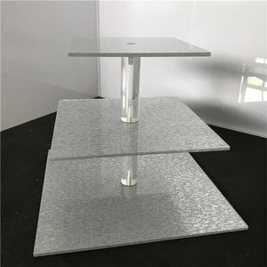 Soporte acrílico transparente multicapa para pasteles, <span class=keywords><strong>torre</strong></span> de exhibición de pasteles, exhibición de <span class=keywords><strong>torre</strong></span> de magdalenas y pasteles acrílicos transparentes de 6 niveles - Product Image 3