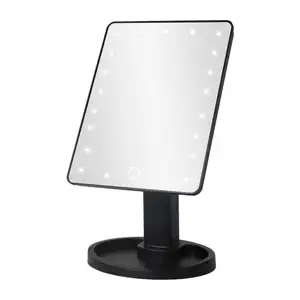 RU 16 22 LED Lights Wholesale low MOQ standing table LED makeup mirror