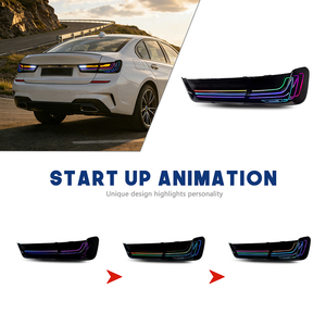 Luces Traseras LED HCMOTIONZ para <span class=keywords><strong>BMW</strong></span> G20 2019-2025 Serie 3 M340i <span class=keywords><strong>330e</strong></span> 330i M 325Li G80 M3 G28, Conjunto de Luces Traseras con Animación RGB - Product Image 5