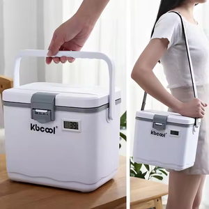 5L เย็นวัคซีน2-8องศากล่องโฟม PU แบบพกพาสำหรับการขนส่งเลือดกล่องเย็นที่ไม่ใช่ยาพร้อมเครื่องวัดอุณหภูมิ - Product Image 3
