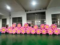 Magnifique tente et arche gonflables en forme de bonbon pour la décoration de fêtes et d'événements, à suspendre au plafond