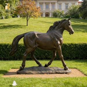 Escultura de Caballo de Bronce de Tamaño Real, Precio de Fábrica, Venta Caliente, para Jardín Exterior - Product Image 4