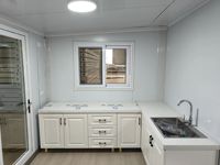 Préfabriqué Mobile en Acier 2 3 Chambre à Coucher Pliant Extensible Minuscule Conteneur d'Expédition Préfabriqué Bureaux Maisons Villa Maison Avec Terrasse