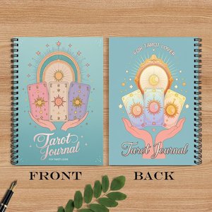 Cuaderno Espiral Premium Personalizado, Tamaño A4, Cubierta Laminada, Impresión CMYK, Regalo para Amigos, Universitarios, Maestros <span class=keywords><strong>de</strong></span> Tarot, Espiritual - Product Image 5