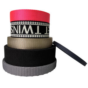 Benutzer definierte Größe Logo Jacquard Nylon <span class=keywords><strong>Polyester</strong></span> gewebtes Gurtband Nylon Jacquard gemustertes Gurtband - Product Image 4