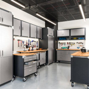 Armario <span class=keywords><strong>de</strong></span> Almacenamiento Metálico Convertible con Cerradura, <span class=keywords><strong>de</strong></span> Acero Sólido UltraHD Moderno, Serie Seville Classics, con Estante Ajustable <span class=keywords><strong>de</strong></span> 24 Pulgadas - Product Image 3