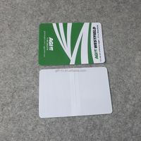 Portefeuille de voyage pour petites entreprises avec logo personnalisé PVC et carte en soie et porte-billets Couverture de carte d'identité ATM pour le travail
