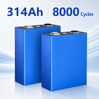 Sel Baterai LiFePO4 3.2V 314Ah GSP71173204F Lithium Iron Phosphate Prismatic Isi Ulang 8000 Siklus untuk Penyimpanan Energi Surya