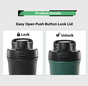 Logo personnalisé en acier inoxydable 26 oz Shaker à main tasse Gym protéine Fitness <span class=keywords><strong>sport</strong></span> Shaker bouteille avec brosse - Product Image 4