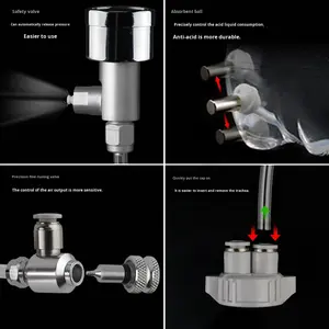 D201DIYCO2 電磁式<span class=keywords><strong>CO2</strong></span>発生器 水槽 水生植物用 プラスチック・金属製 自作DIY 魚タンクアクセサリー - Product Image 4