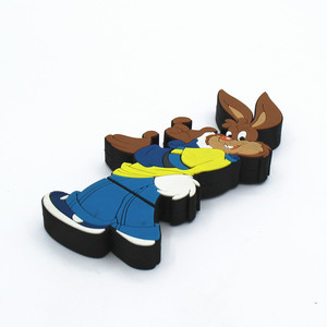 DZ-001 giá thấp Rabbit Shape Pendrive quảng cáo Chất liệu phim hoạt hình hình USB Flash Drive 64GB - Product Image 2