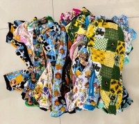 Pyjama court à manches courtes pour bébé, motif singe et banane, collection printemps, motif animalier, vente flash