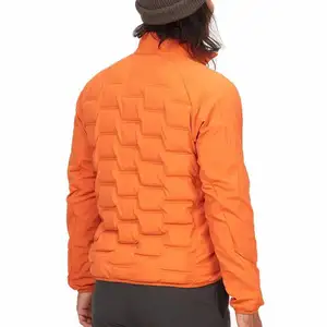 OEM Design personalizzato oversize uomo 1/2 Pullover con Zip giacca trapuntata leggero inverno piumino piumino da uomo