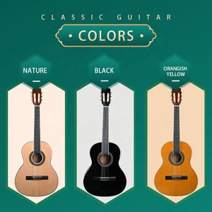 Guitare <span class=keywords><strong>classique</strong></span> Fante Music 36 pouces, corps en épicéa, dessus en épicéa, guitare en sapelli, finition brillante - Product Image 3