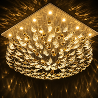 Lustre en verre artistique long sur mesure haut de gamme Senfey, design moderne et luxueux, LED, hauteur réglable, lampe suspendue pour hôtel, protection des yeux