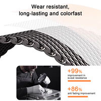 Bracelet en maille milanaise réglable en acier inoxydable Mingfung de 1 mm, cousu à la machine, pour Ultra/Série 44-49 mm, avec boucle ardillon – Vente chaude